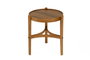 Hanah Home Juego de Mesas Apilables Ren 2 - Walnut v2